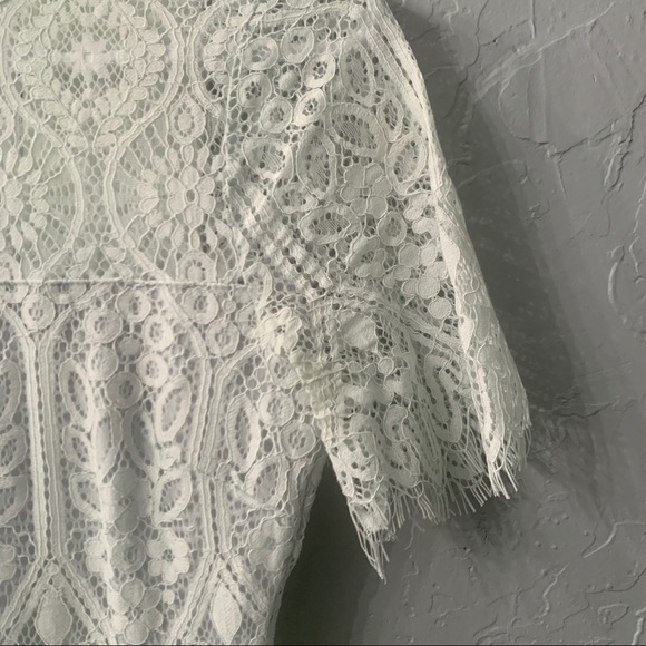 *SOLD* Lulus Light Mint Lace Dress - Picture 3 of 7